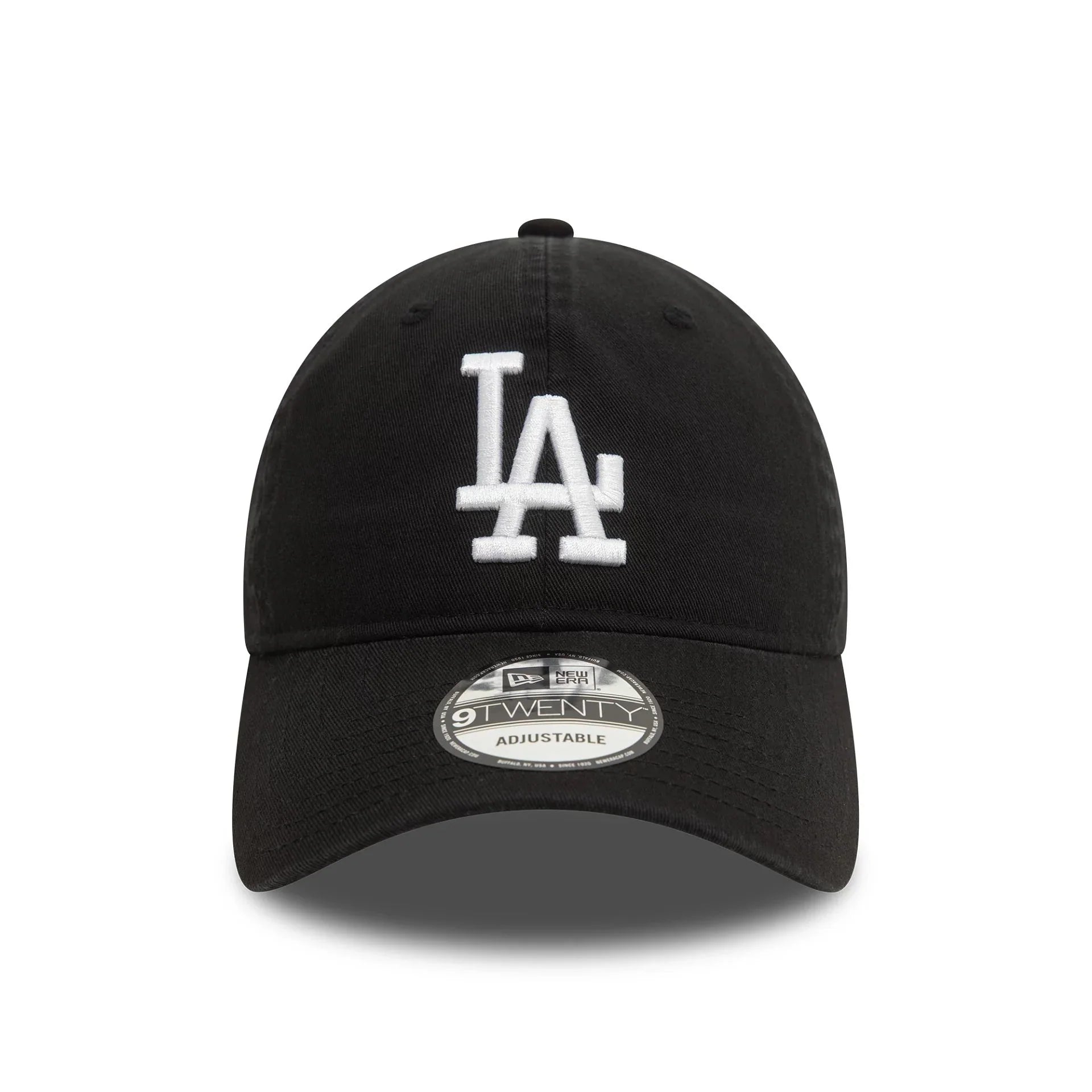 New Era LA Dodgers Washed Black 9TWENTY Adjustable Cap - Cap On