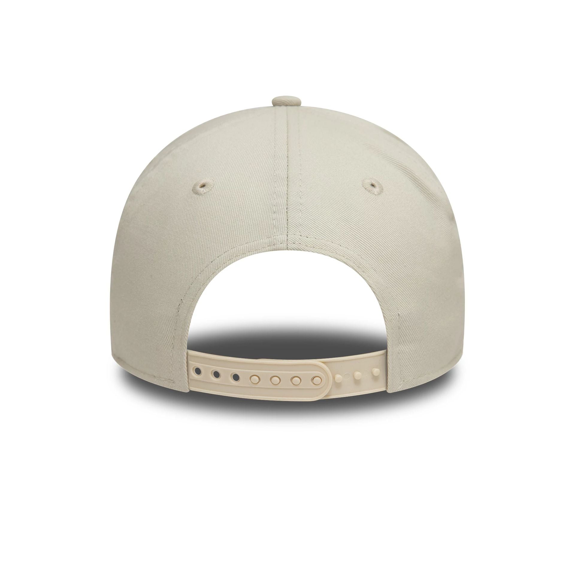 New Era LA Dodgers World Series Patch Cream 9FORTY A-Frame Adjustable Cap - Cap On