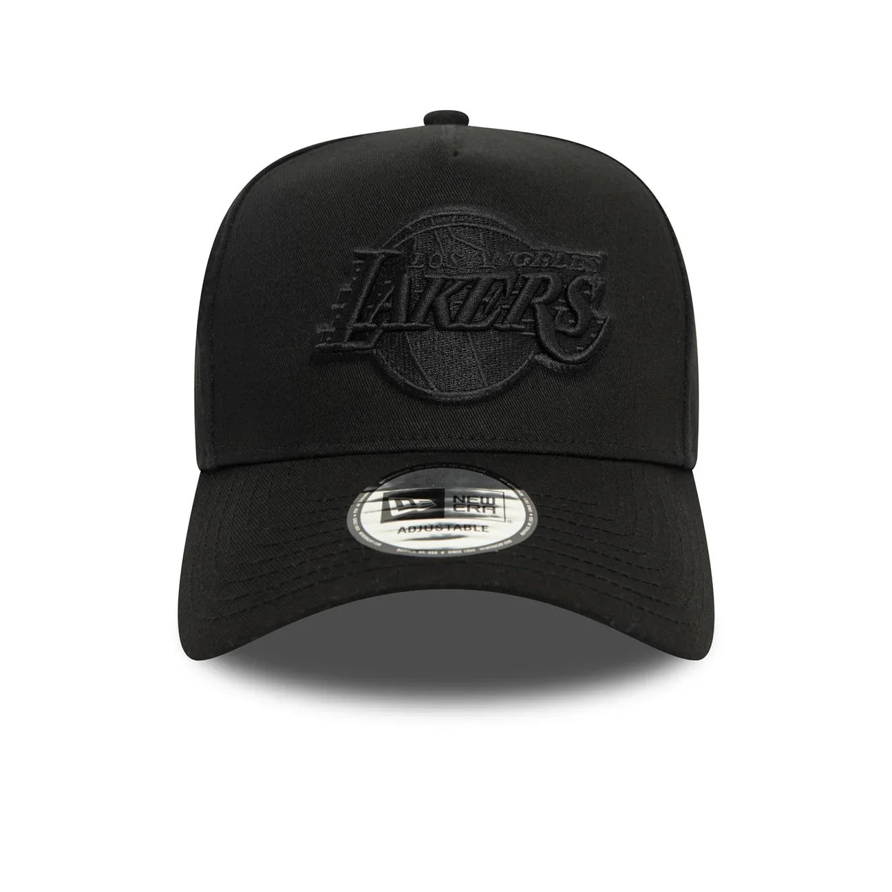 New Era Los Angeles Lakers E-Frame Monochrome Black Cap - Cap On