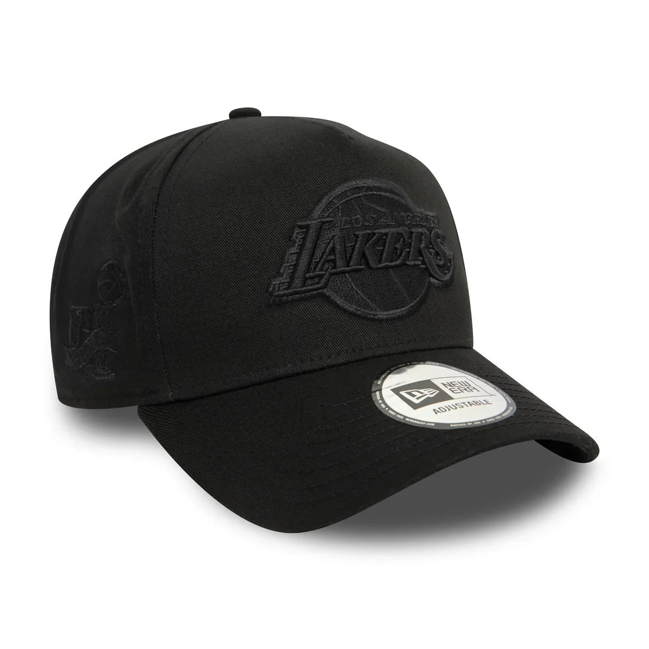 New Era Los Angeles Lakers E-Frame Monochrome Black Cap - Cap On