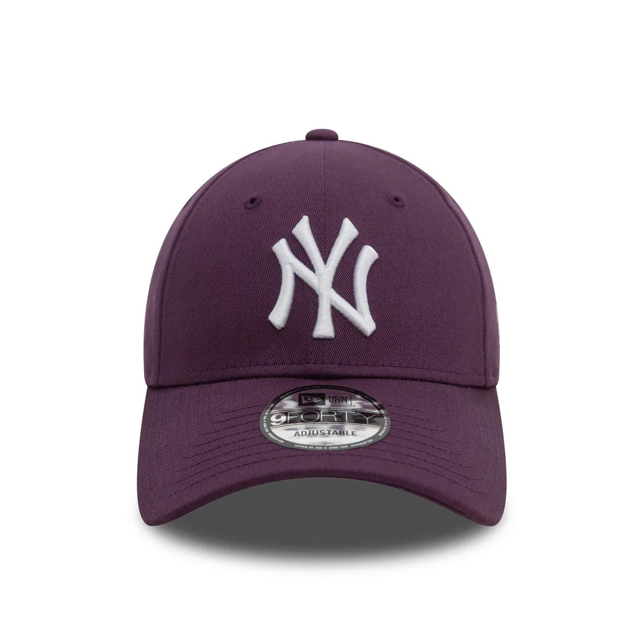 New Era New York Yankees 9FORTY League Essential Dark Purple Cap - Cap On