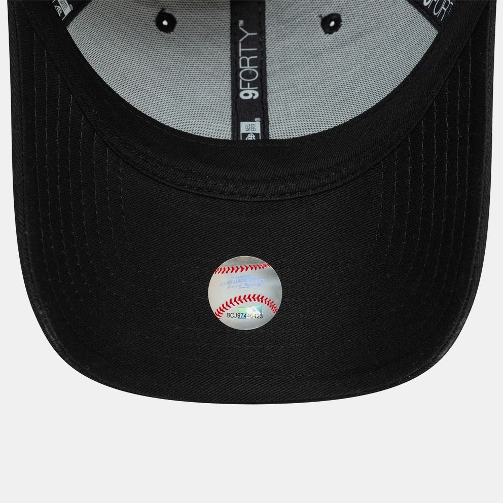 New Era LA Dodgers MLB Team Outline Black 9FORTY Adjustable Cap
