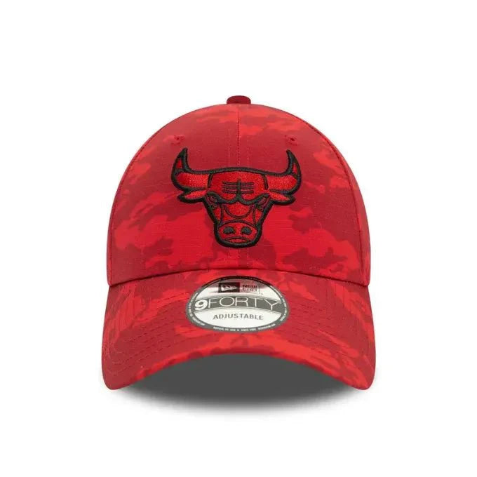 New Era 9FORTY Chicago Bulls Tonal Camo  Red Cap