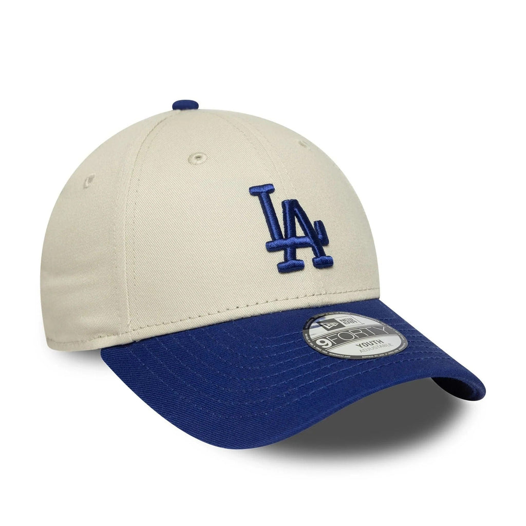 New Era LA Dodgers MLB Colour Block Adjustable 9FORTY Youth Cap