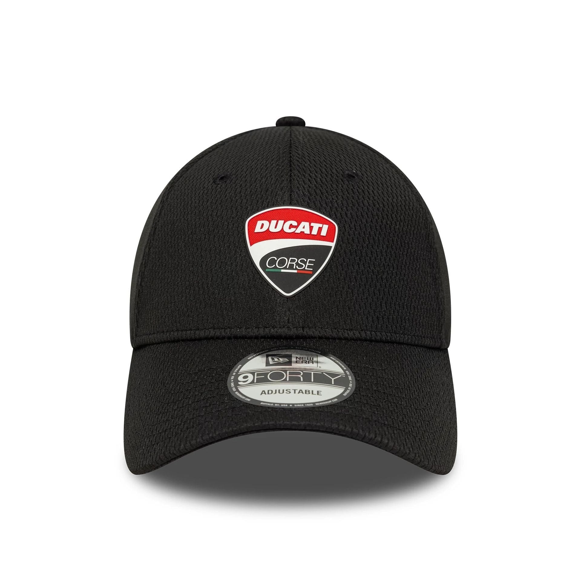 New Era Ducati Motor Logo Dashmark Mesh Black 9FORTY Adjustable Cap