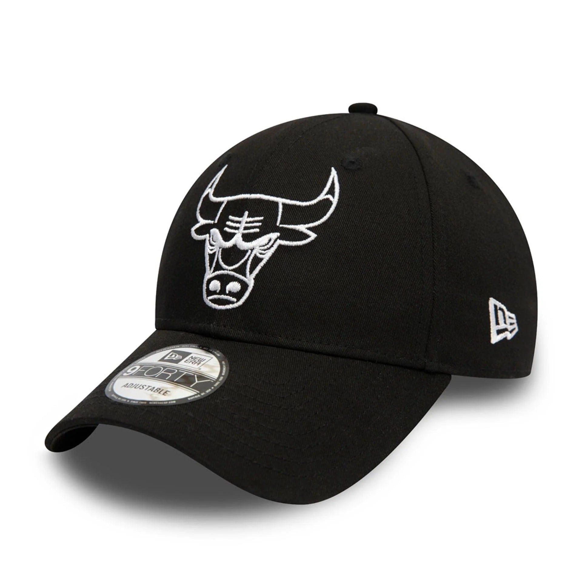 New Era Chicago Bulls Repreve Monochrome Black 9FORTY Adjustable Cap