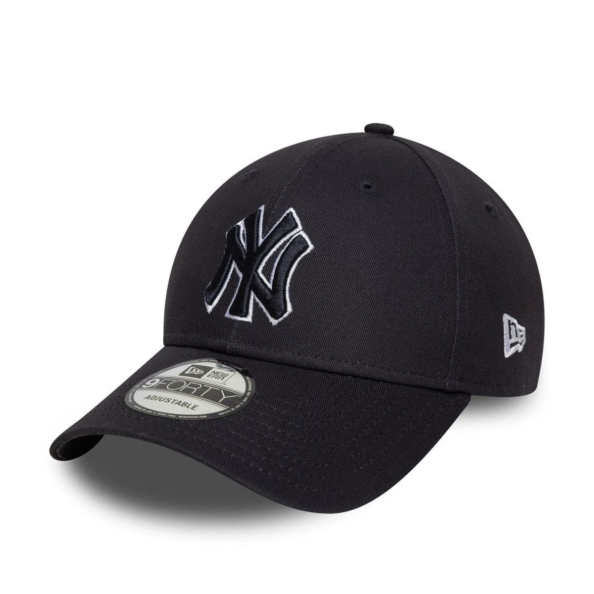 New Era New York Yankees MLB Outline Navy 9FORTY Adjustable Cap