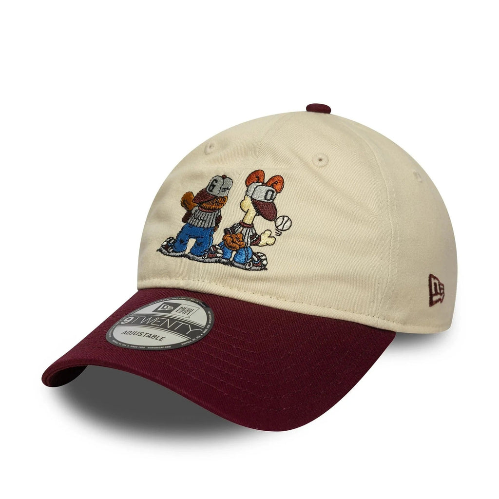 New Era Garfield Baseball Nickelodeon Cream 9TWENTY Adjustable Cap