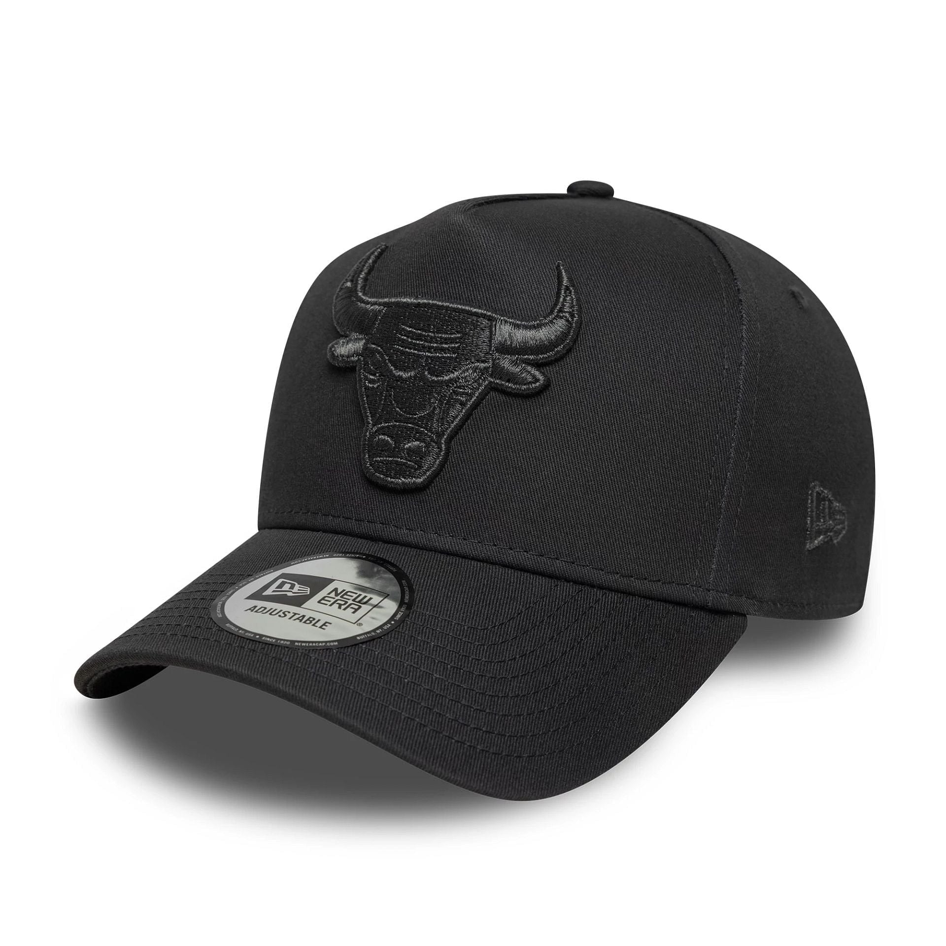 New Era Chicago Bulls NBA Metallic Dark Grey 9FORTY E-Frame Adjustable Cap