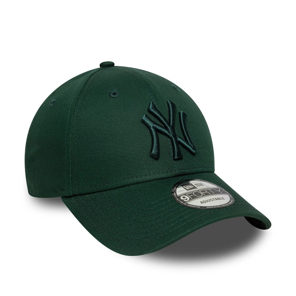 New Era New York Yankees MLB League Essential Dark Green 9FORTY Adjustable Cap