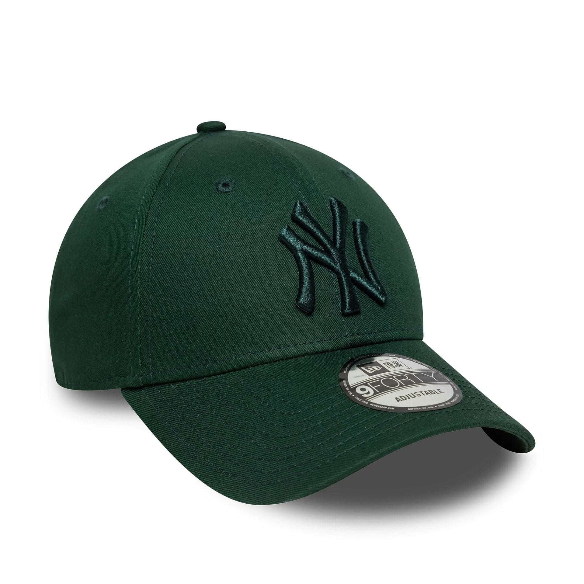 New Era New York Yankees MLB League Essential Dark Green 9FORTY Adjustable Cap