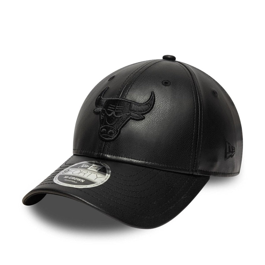 New Era Chicago Bulls NBA PU Black 9FORTY M-Crown Adjustable Cap