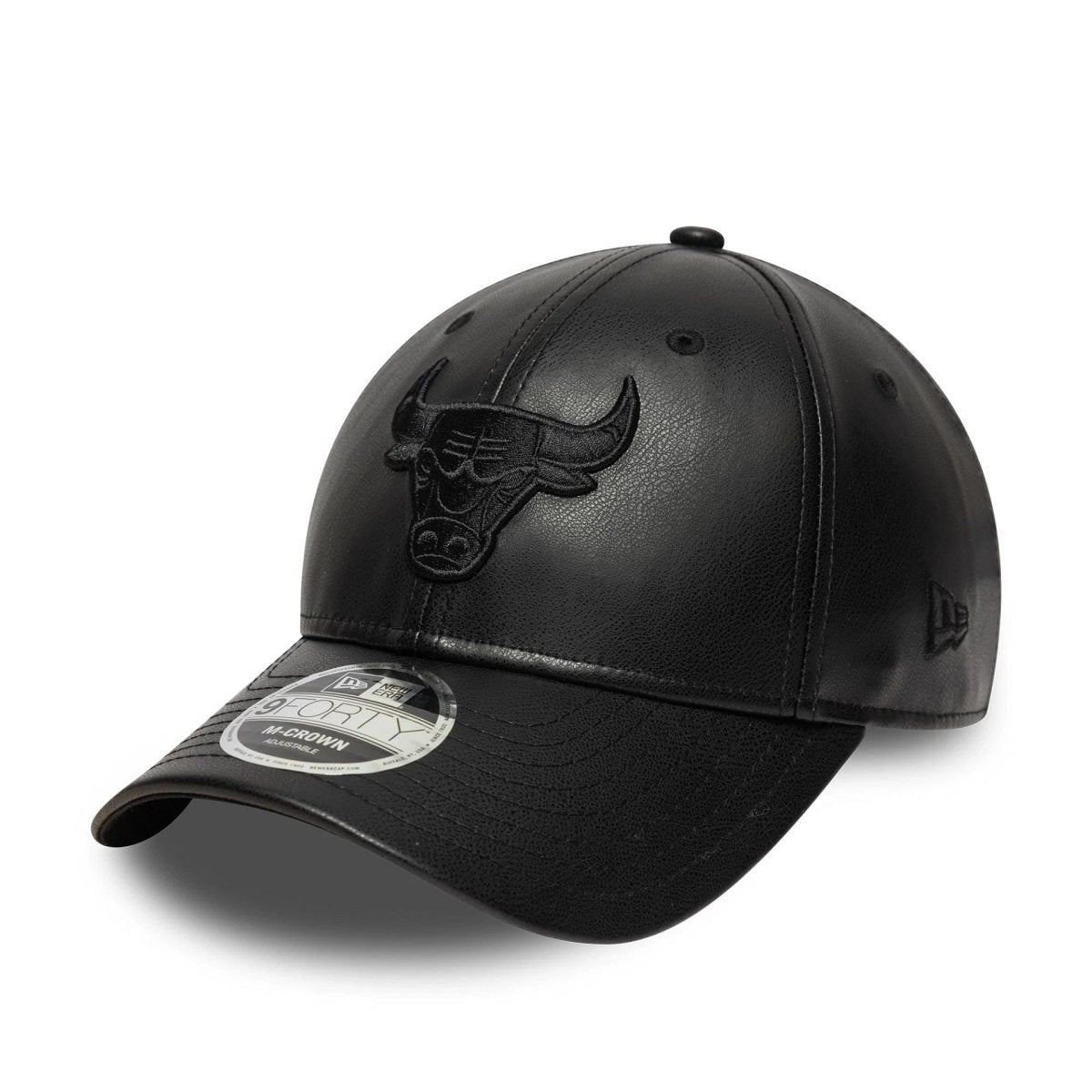 New Era Chicago Bulls NBA PU Black 9FORTY M-Crown Adjustable Cap