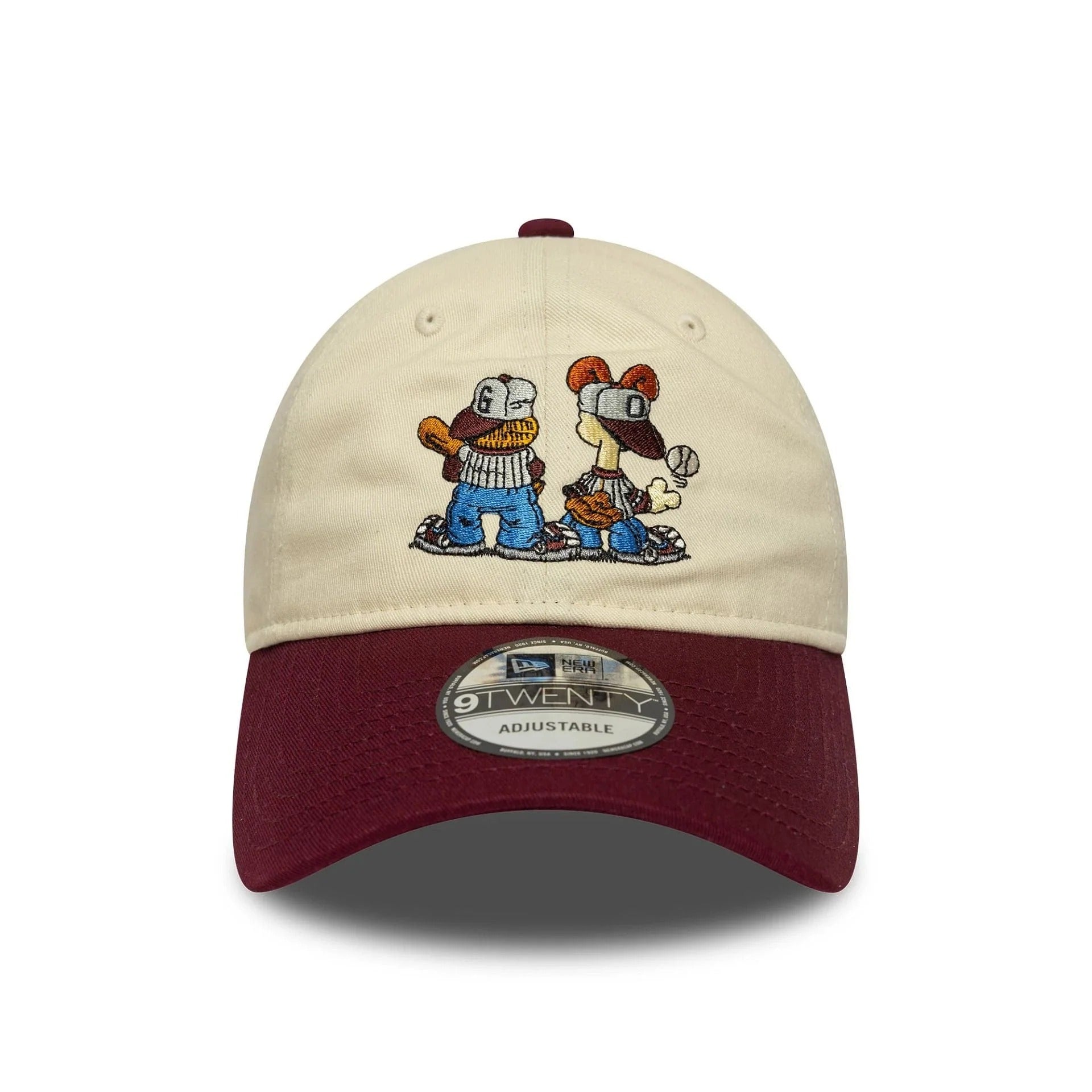 New Era Garfield Baseball Nickelodeon Cream 9TWENTY Adjustable Cap
