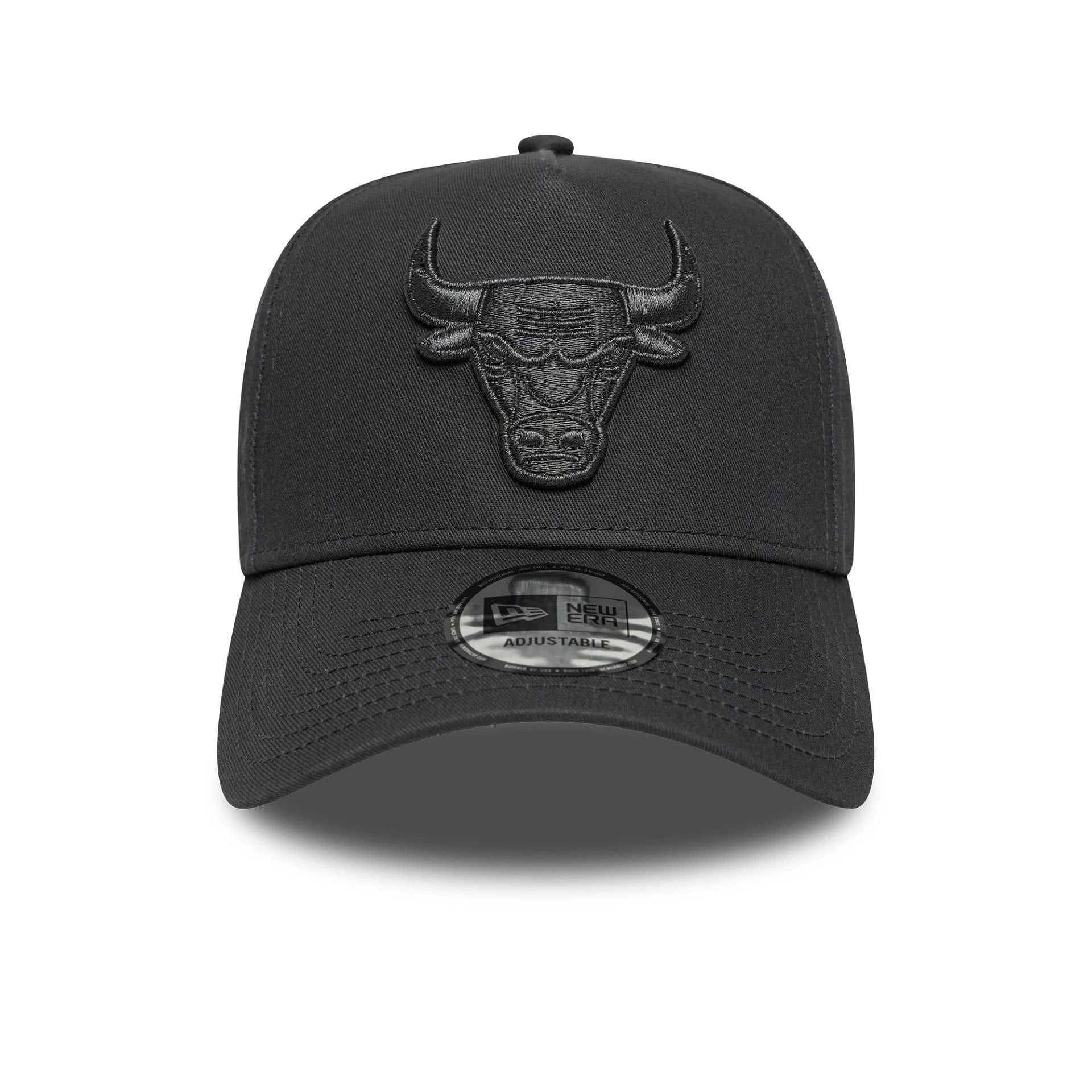 New Era Chicago Bulls NBA Metallic Dark Grey 9FORTY E-Frame Adjustable Cap