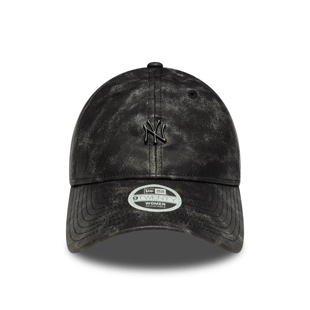 New Era New York Yankees Womens MLB Worn PU Black 9TWENTY Adjustable Cap