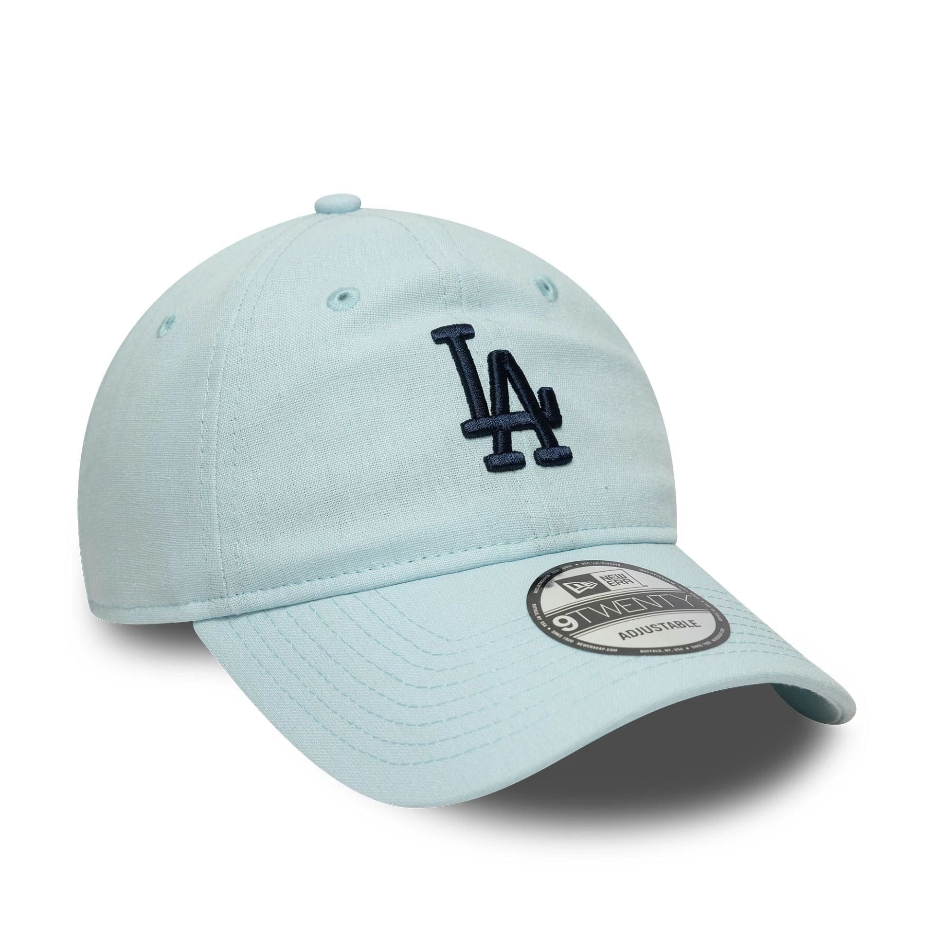 New Era 9TWENTY LA Dodgers MLB Linen Pastel Blue 9TWENTY Adjustable Cap