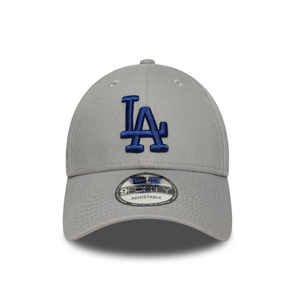 New Era LA Dodgers MLB Side Patch Grey 9FORTY Adjustable Cap