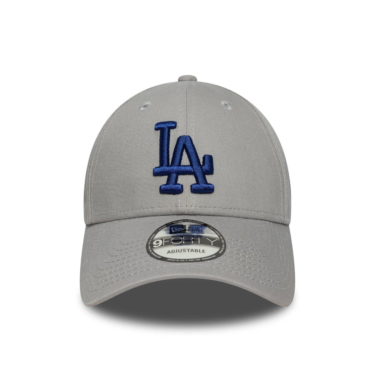 New Era LA Dodgers MLB Side Patch Grey 9FORTY Adjustable Cap