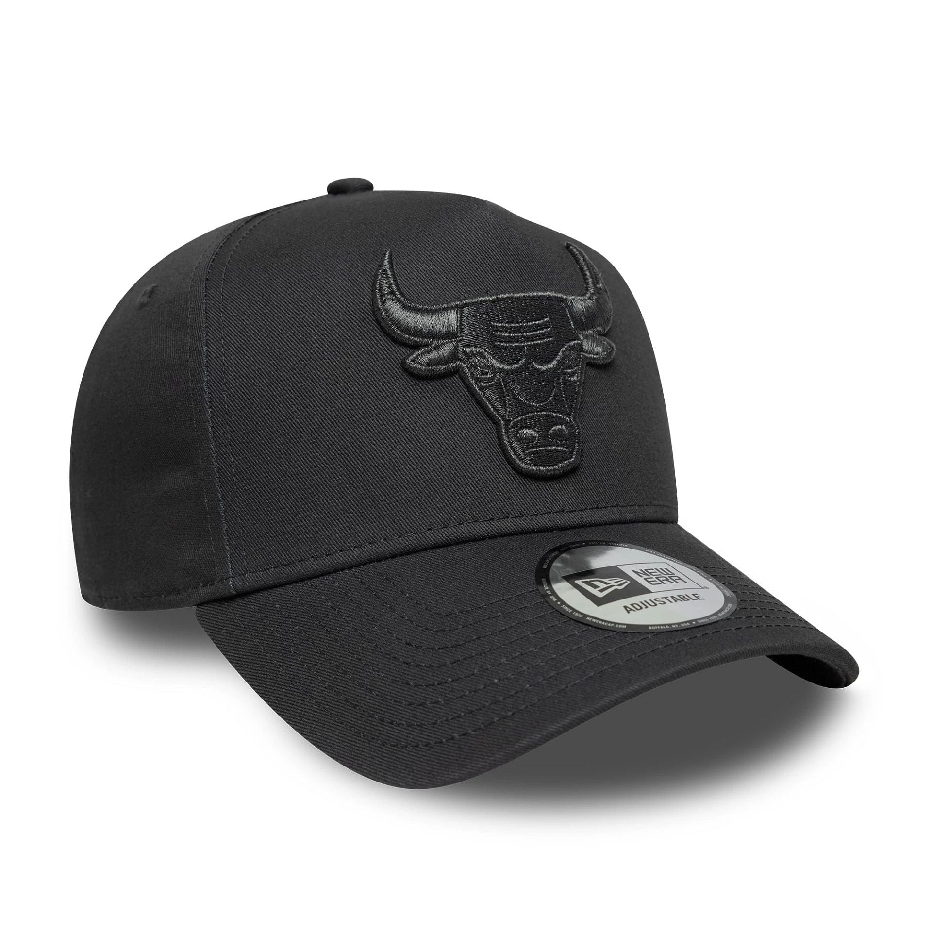 New Era Chicago Bulls NBA Metallic Dark Grey 9FORTY E-Frame Adjustable Cap