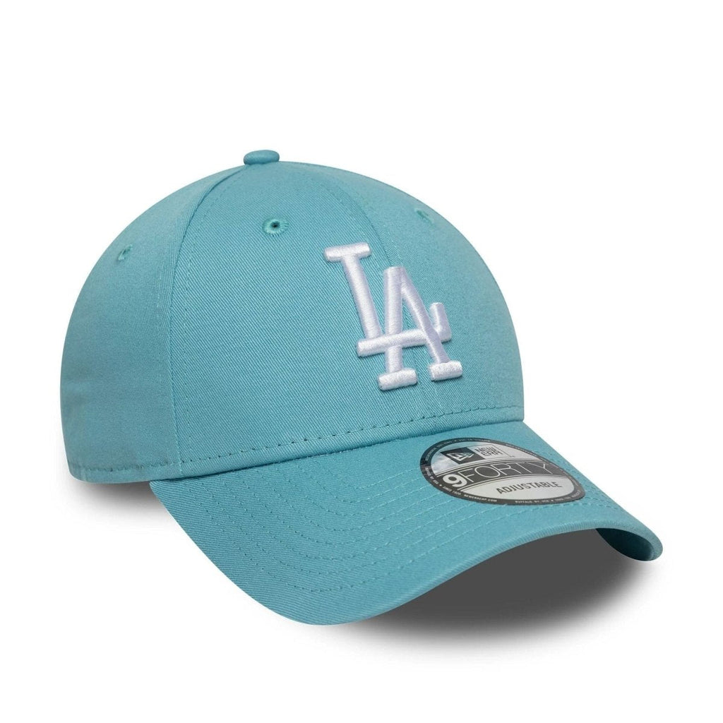 قبعة 9FORTY الأساسية القابلة للتعديل من New Era LA Dodgers MLB League Essential بلون أزرق فاتح