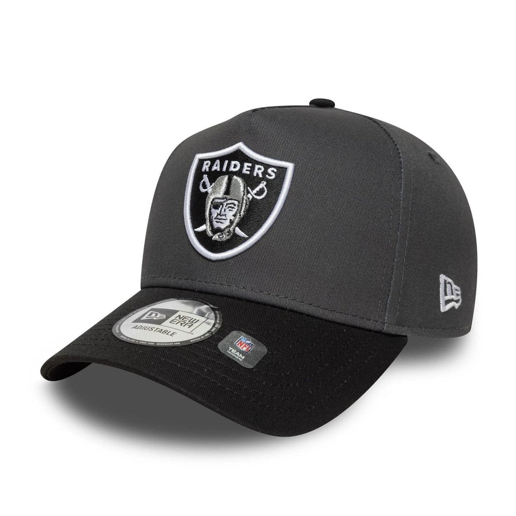 قبعة New Era Las Vegas Raiders NFL Charcoal 9FORTY E-Frame القابلة للتعديل