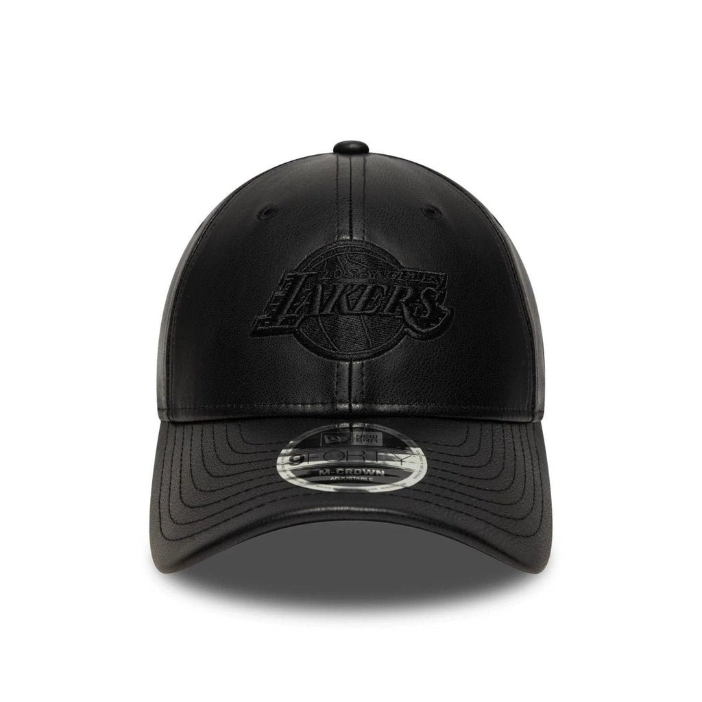 New Era LA Lakers NBA PU Black 9FORTY M-Crown Adjustable Cap