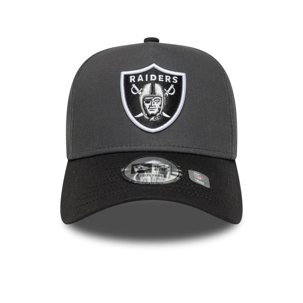 قبعة New Era Las Vegas Raiders NFL Charcoal 9FORTY E-Frame القابلة للتعديل