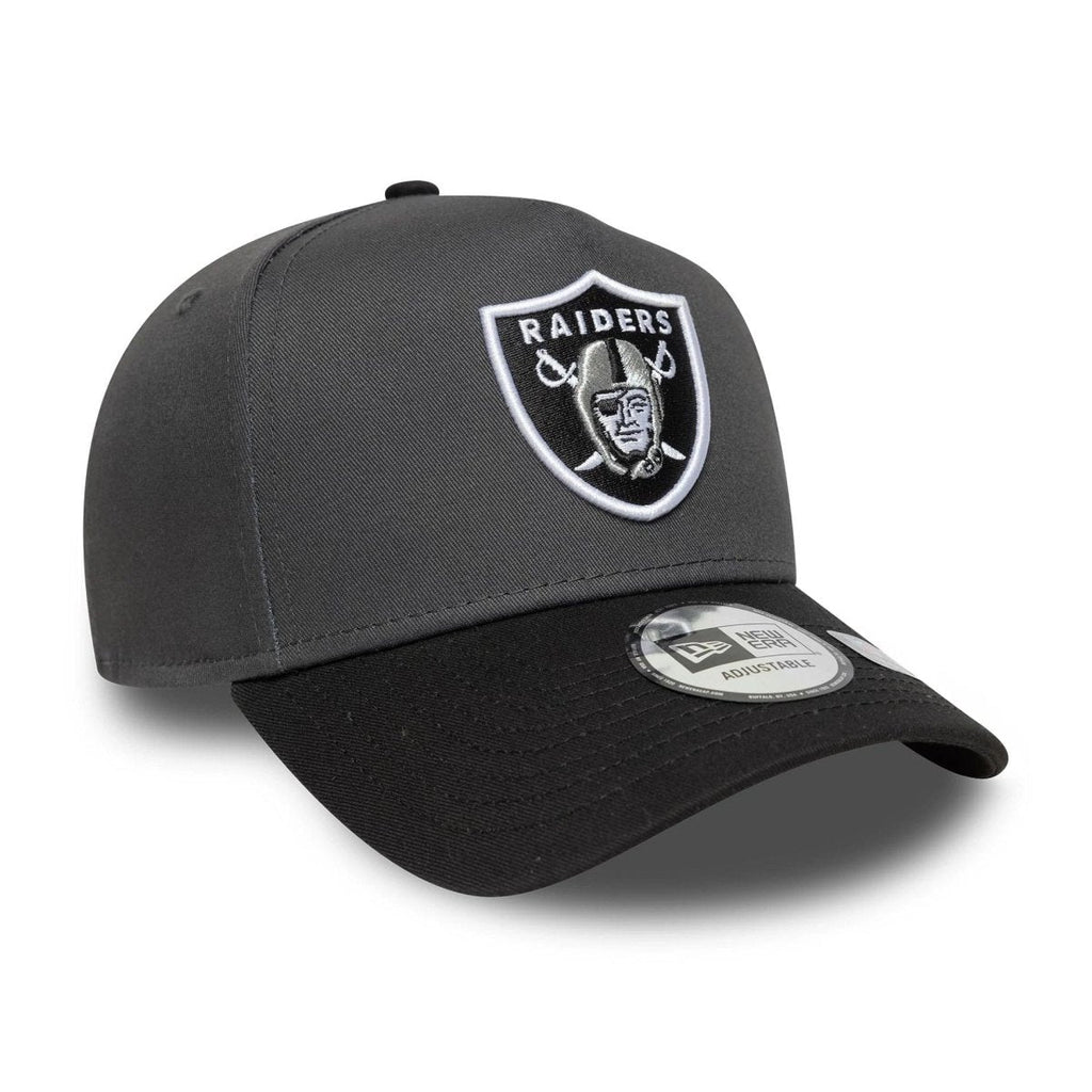 قبعة New Era Las Vegas Raiders NFL Charcoal 9FORTY E-Frame القابلة للتعديل