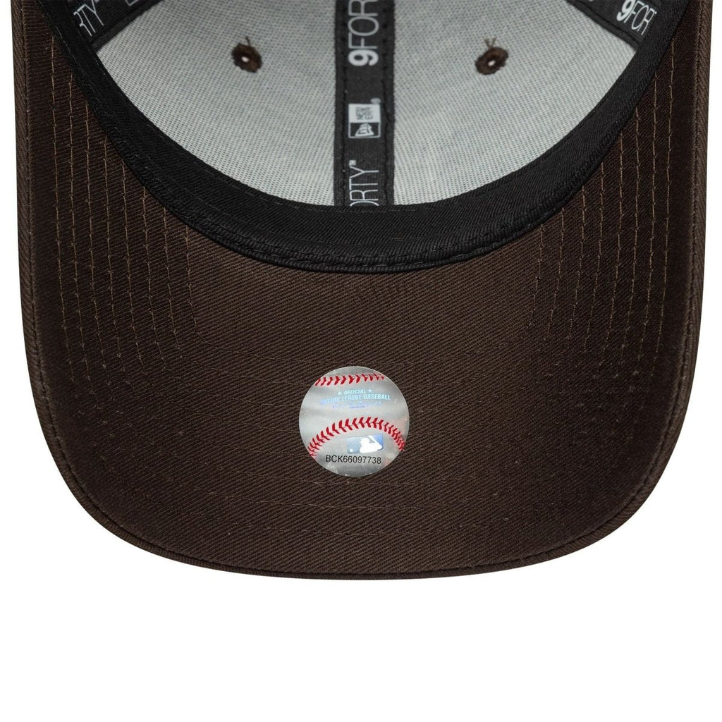New Era LA Dodgers MLB Team Outline Dark Brown 9FORTY Adjustable Cap