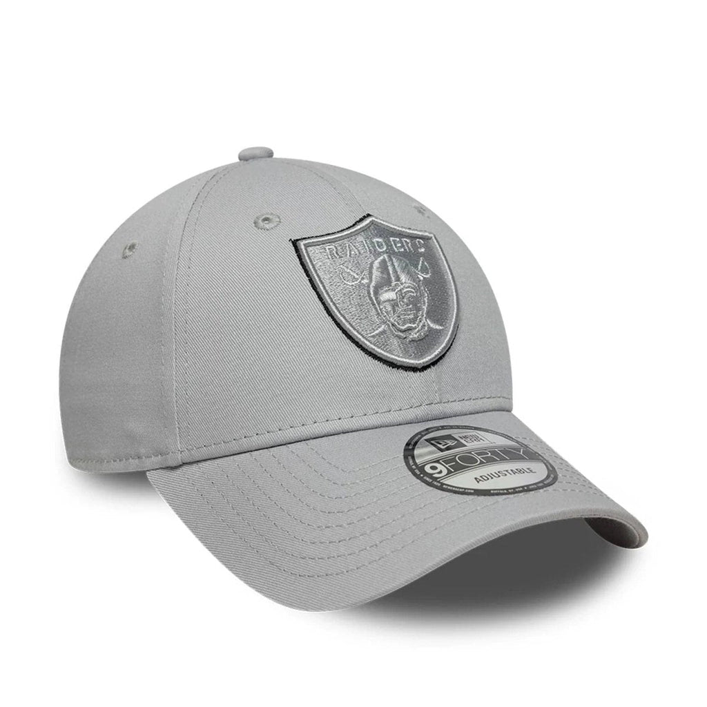 New Era Las Vegas Raiders NFL Team Outline Grey 9FORTY Adjustable Cap