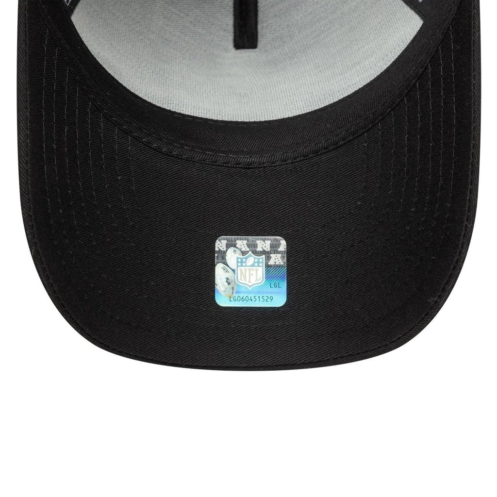 قبعة New Era Las Vegas Raiders NFL Charcoal 9FORTY E-Frame القابلة للتعديل