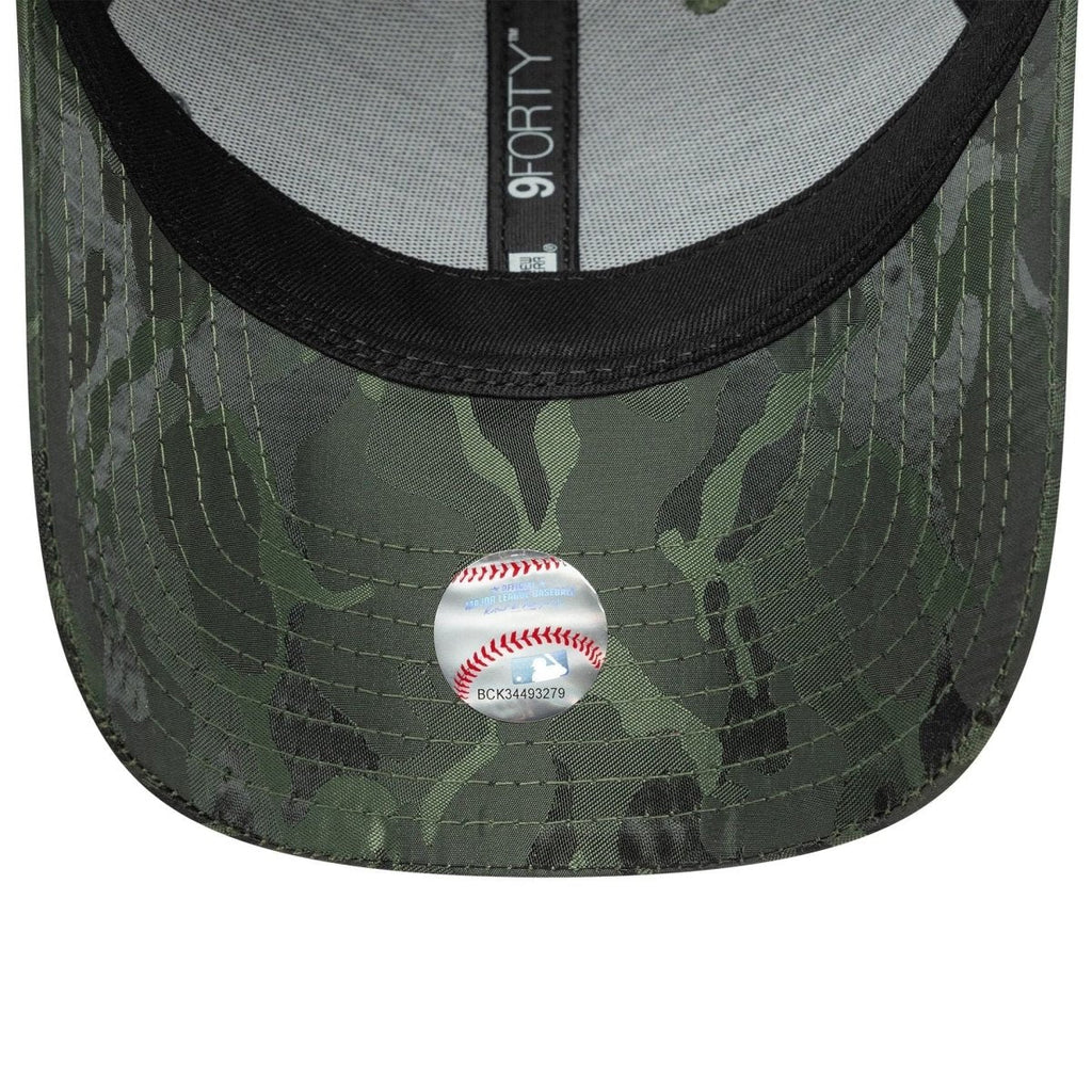 قبعة 9FORTY قابلة للتعديل من New Era LA Dodgers MLB Flawless Camo Green
