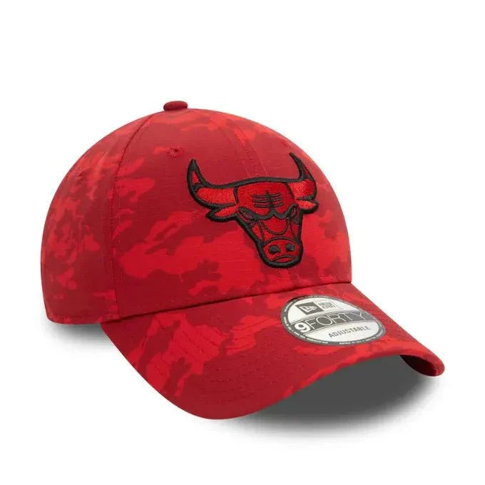 New Era 9FORTY Chicago Bulls Tonal Camo  Red Cap