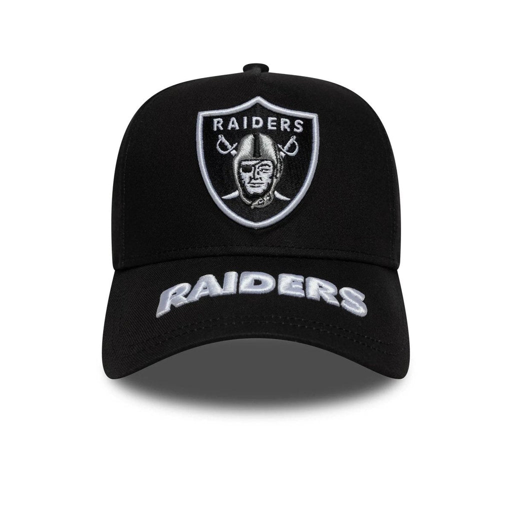 قبعة New Era Las Vegas Raiders MLB Visor Hit Black 9FORTY E-Frame القابلة للتعديل