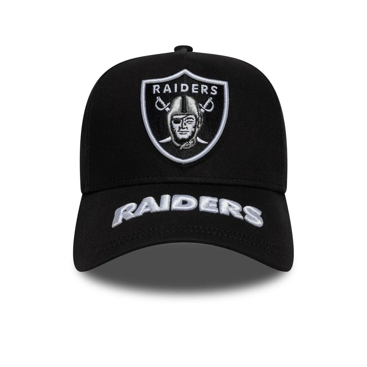 New Era Las Vegas Raiders MLB Visor Hit Black 9FORTY E-Frame Adjustable Cap