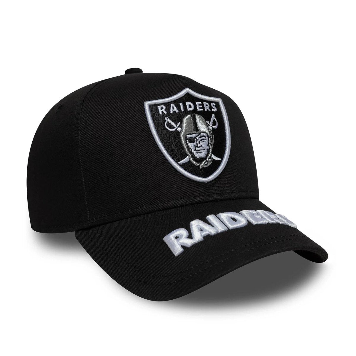 New Era Las Vegas Raiders MLB Visor Hit Black 9FORTY E-Frame Adjustable Cap