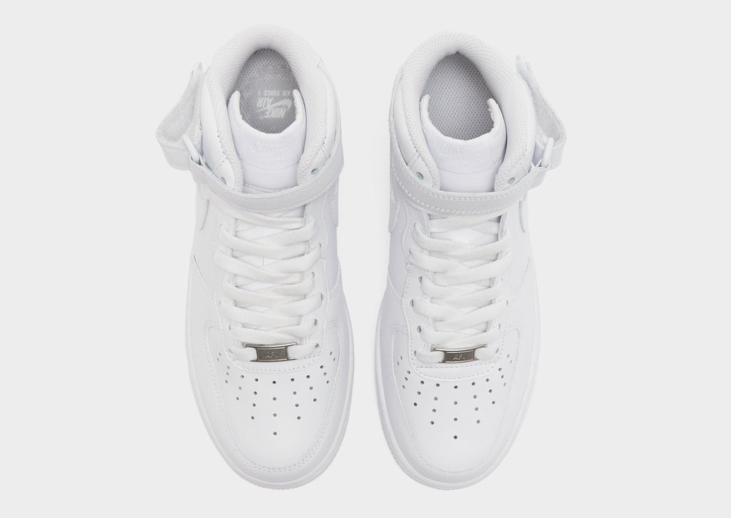 Nike White Nike Air Force 1 Mid Women's