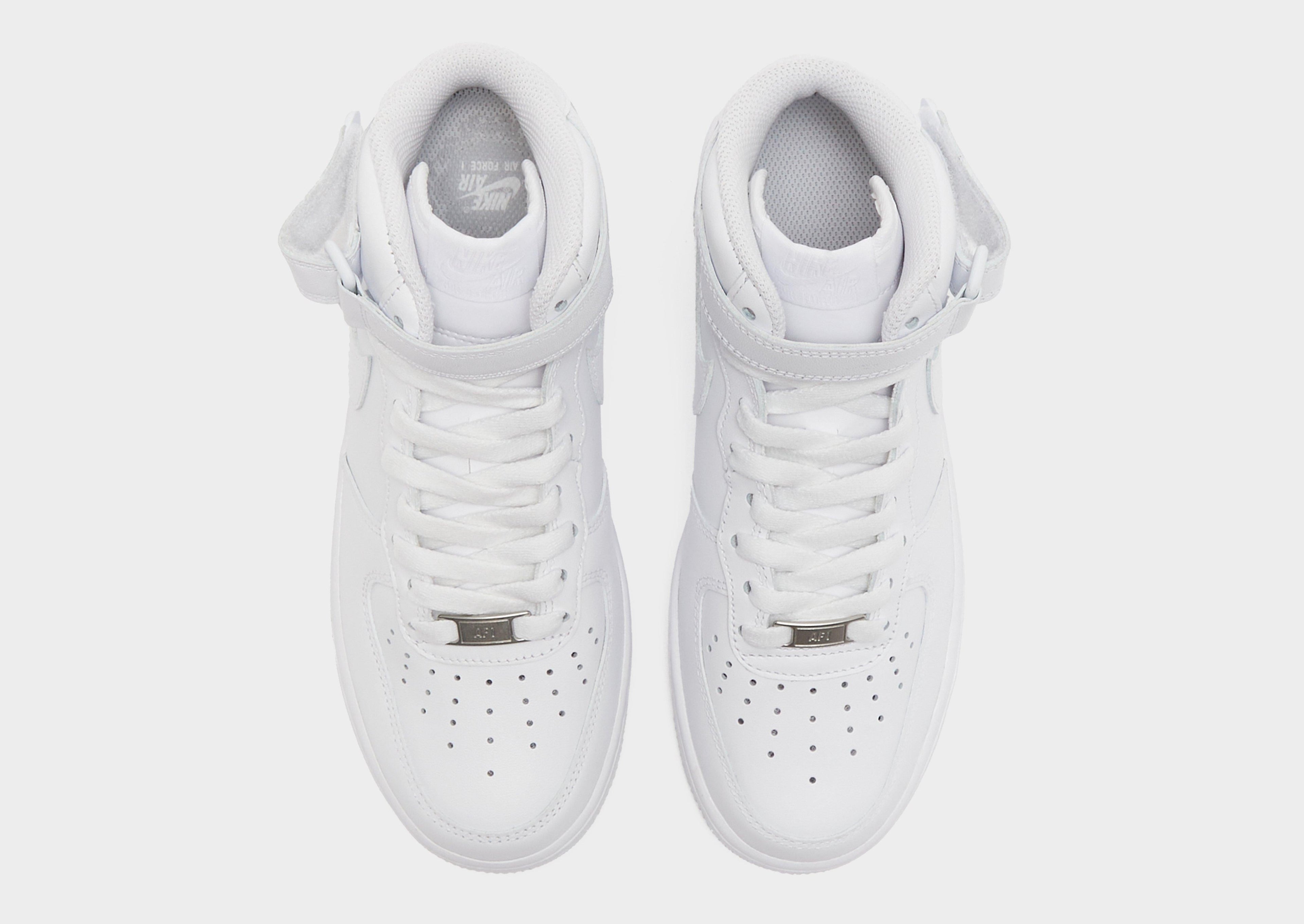 Nike White Nike Air Force 1 Mid Women's