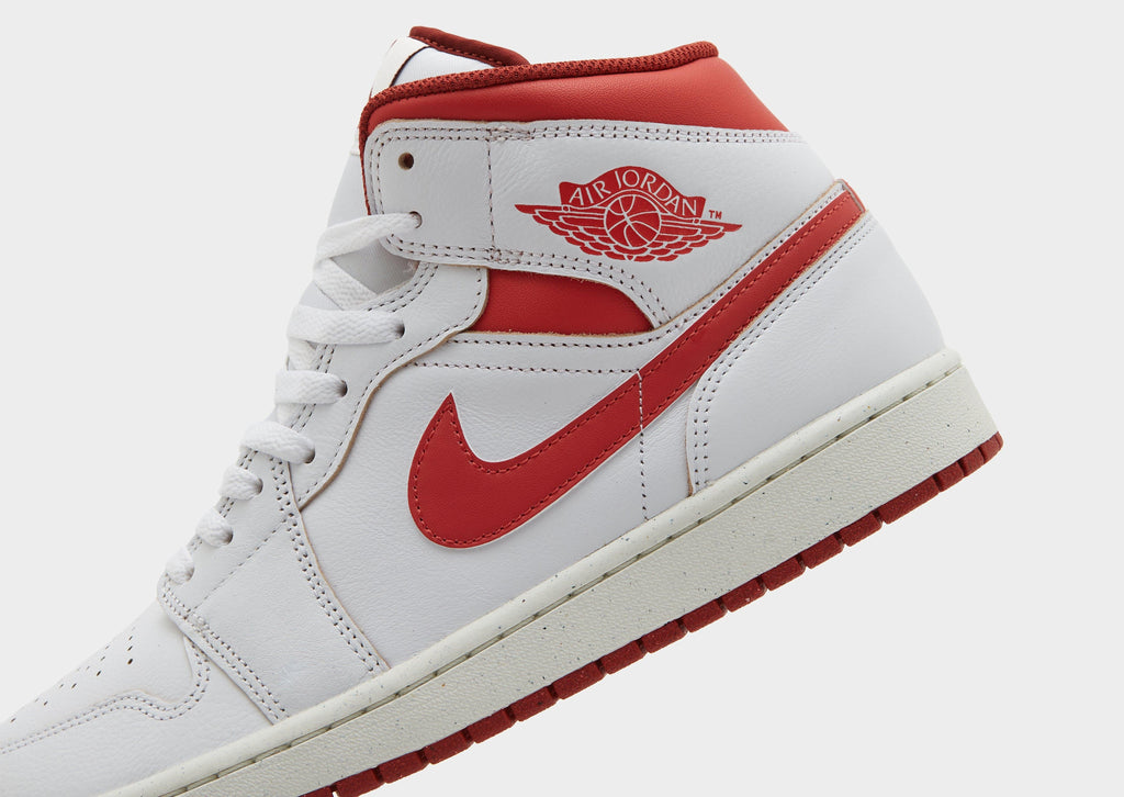 Jordan White Jordan Air 1 Mid