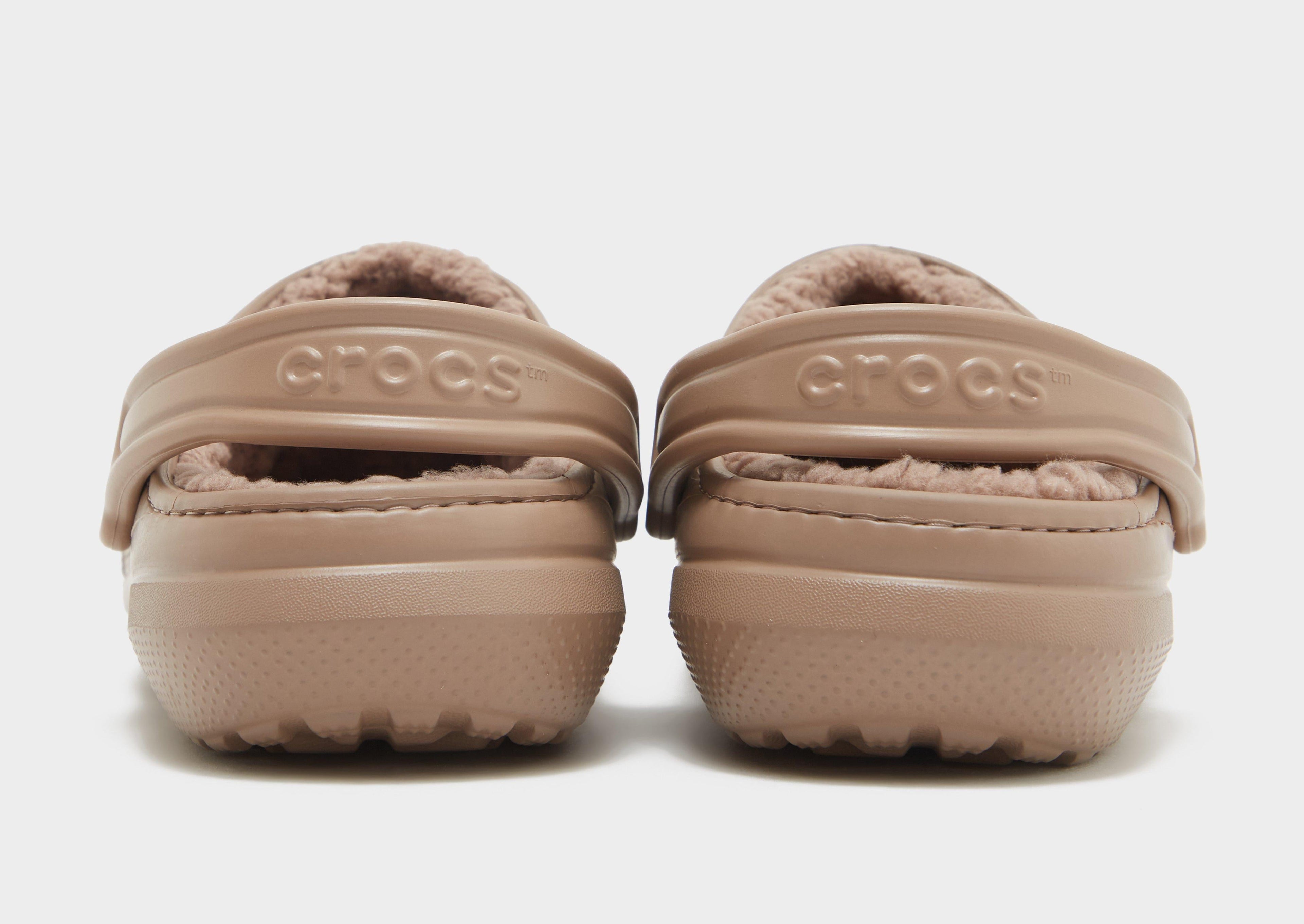 Brown Crocs Classic Lined Clog Women's