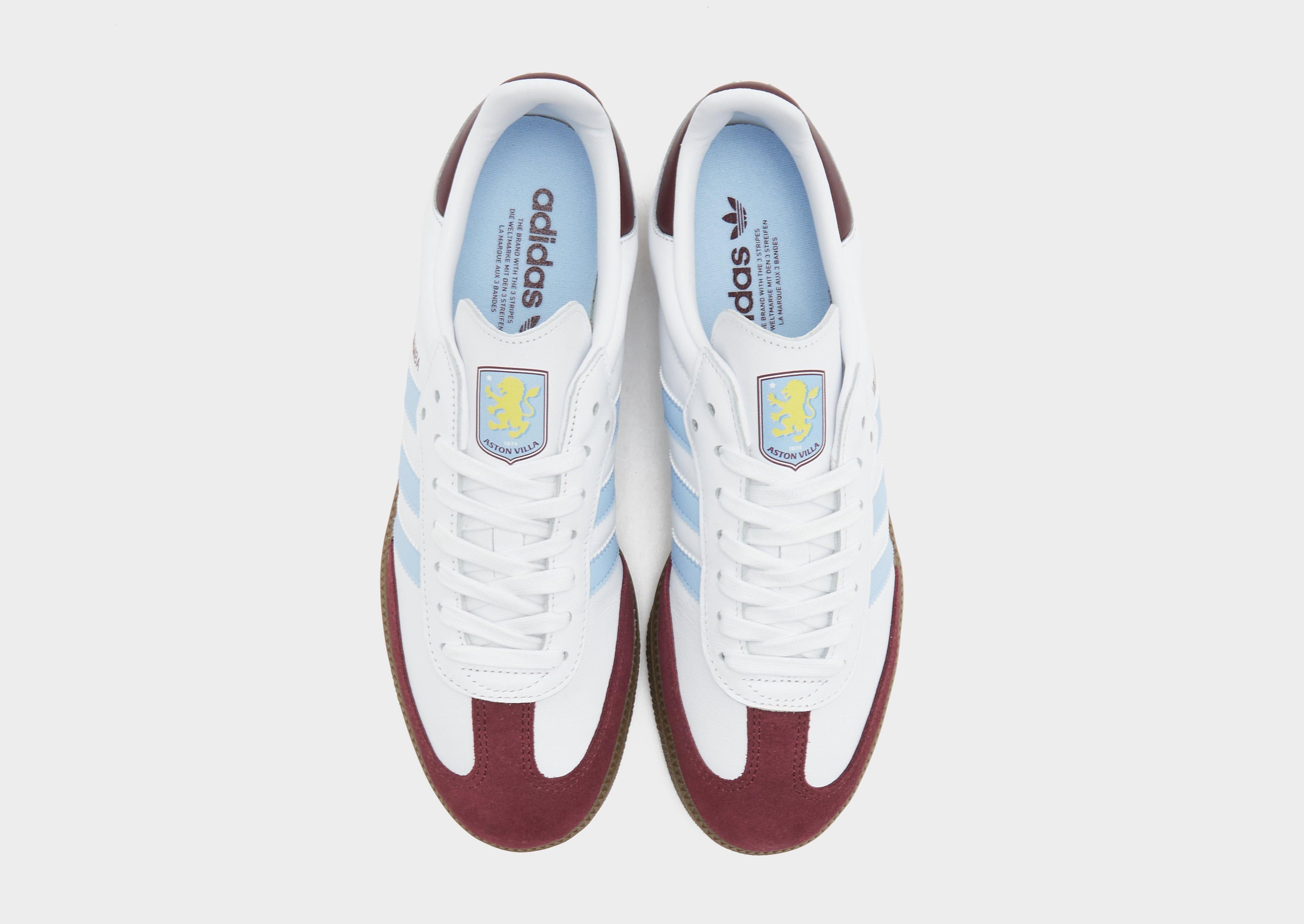 adidas White adidas Originals Samba Aston Villa