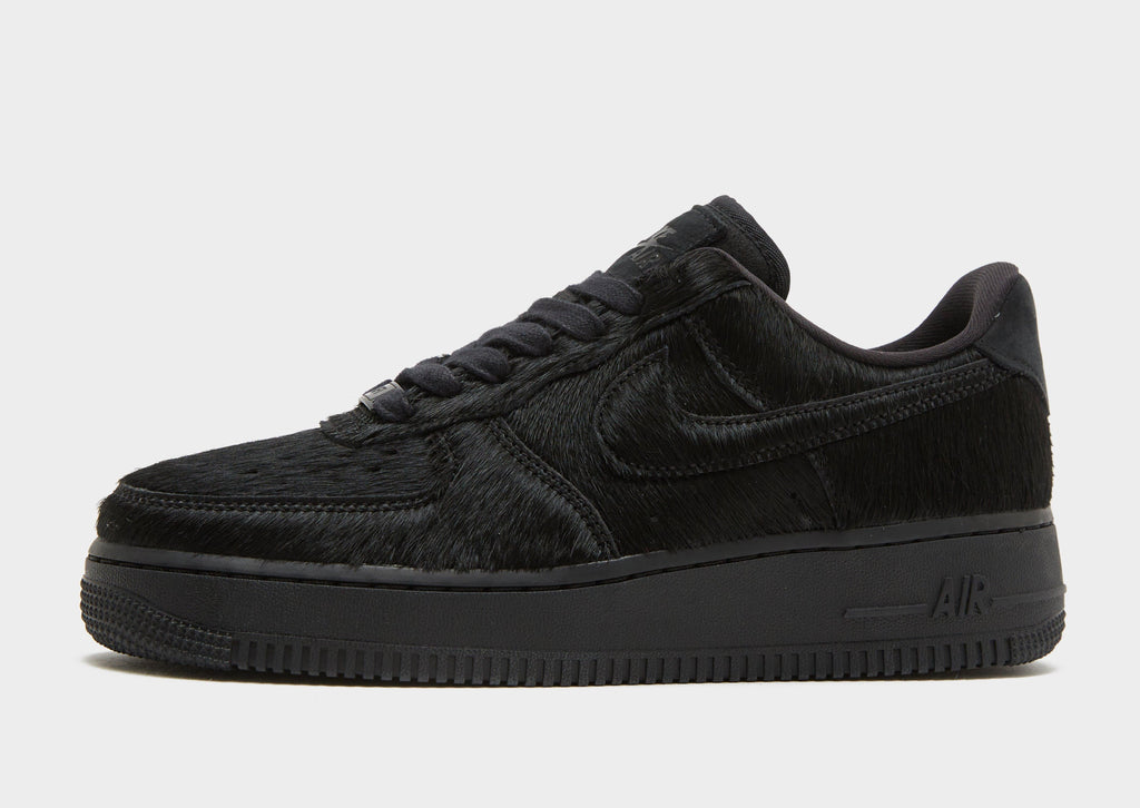 Nike Black Nike Air Force 1 Low Pony Hair Women's