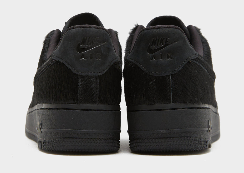 Nike Black Nike Air Force 1 Low Pony Hair Women's