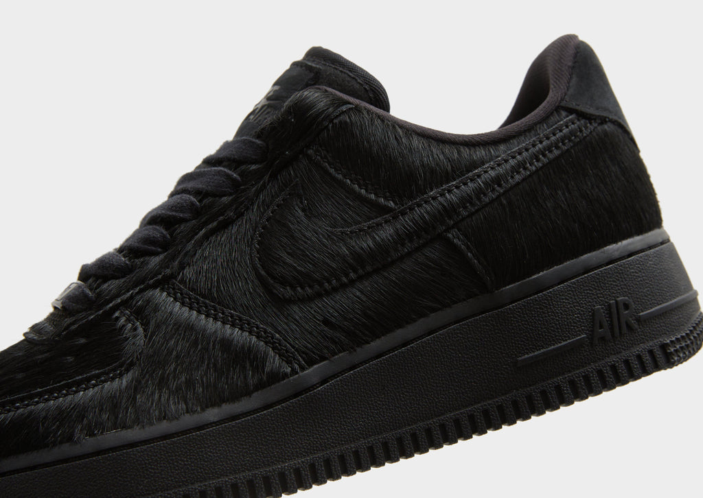 Nike Black Nike Air Force 1 Low Pony Hair Women's