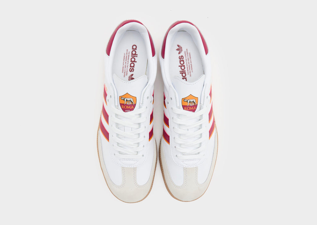 adidas White adidas Originals Samba AS Roma