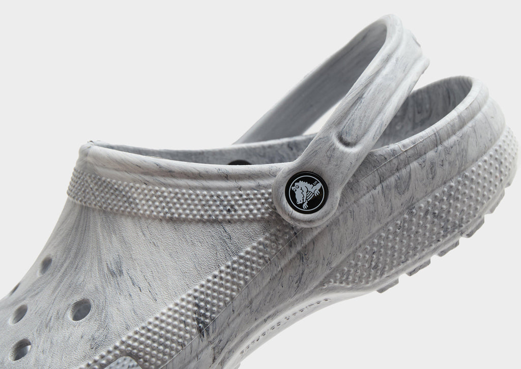 Grey Crocs Classic Clogs Marbled