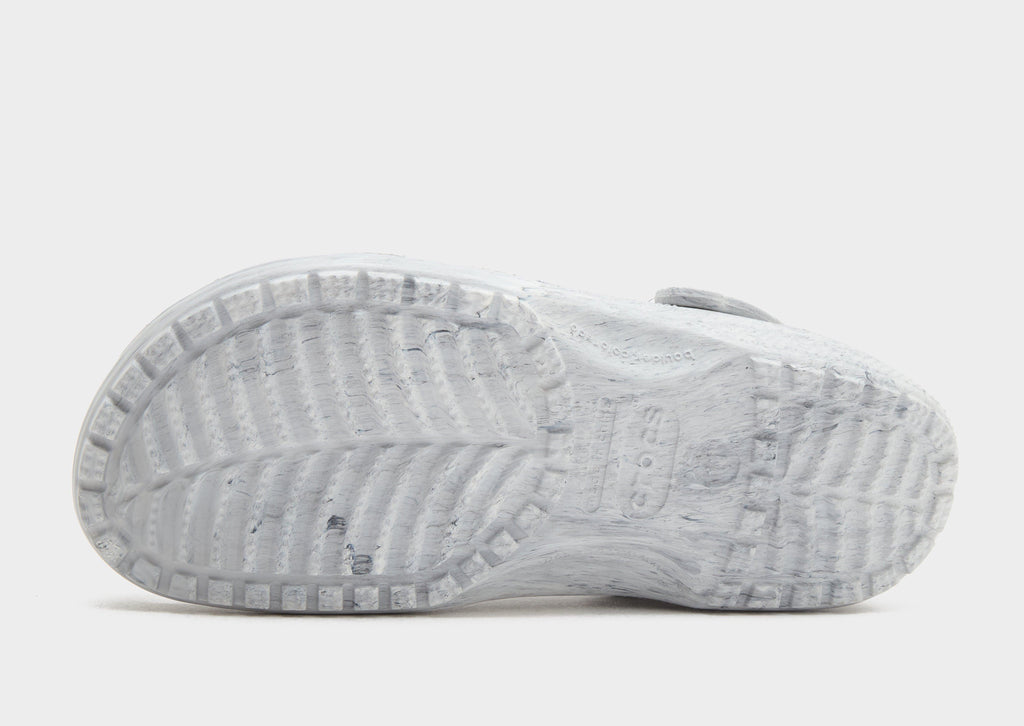 Grey Crocs Classic Clogs Marbled