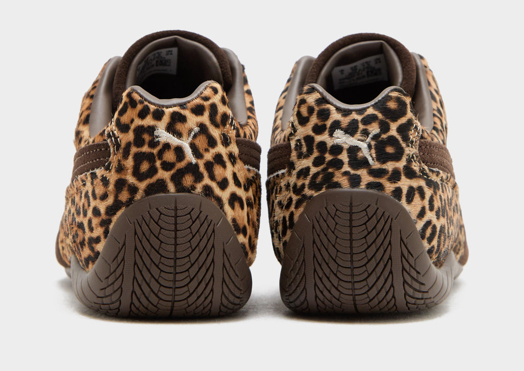 Puma Brown PUMA Speedcat Leopard Print Women's