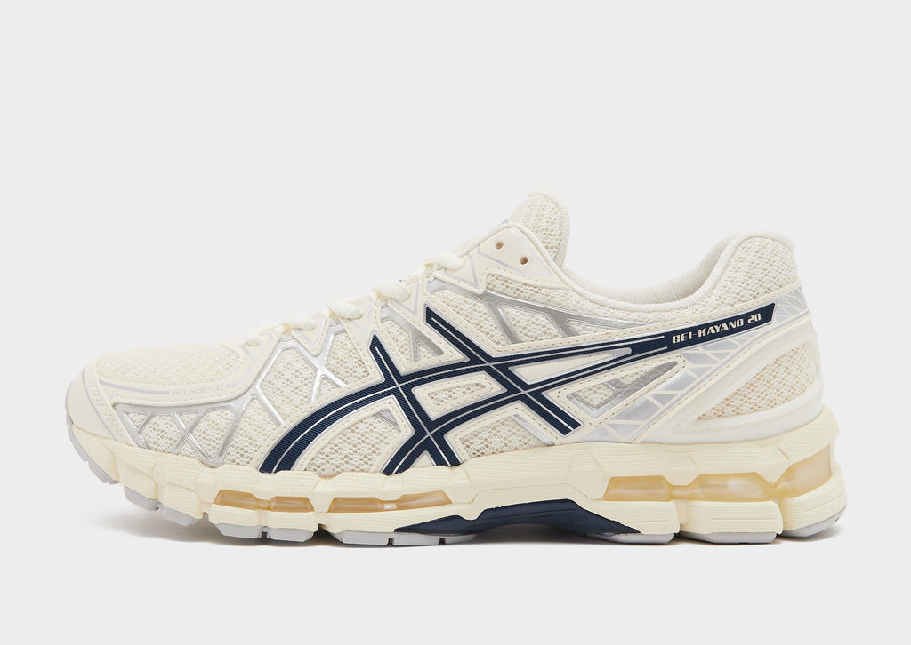 White ASICS GEL-KAYANO 20